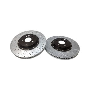 Ford Mustang GT Brake Rotors (2) - Front - Baer Brakes - EradiSpeed+ 2-piece SDZ - Black - `15-`23